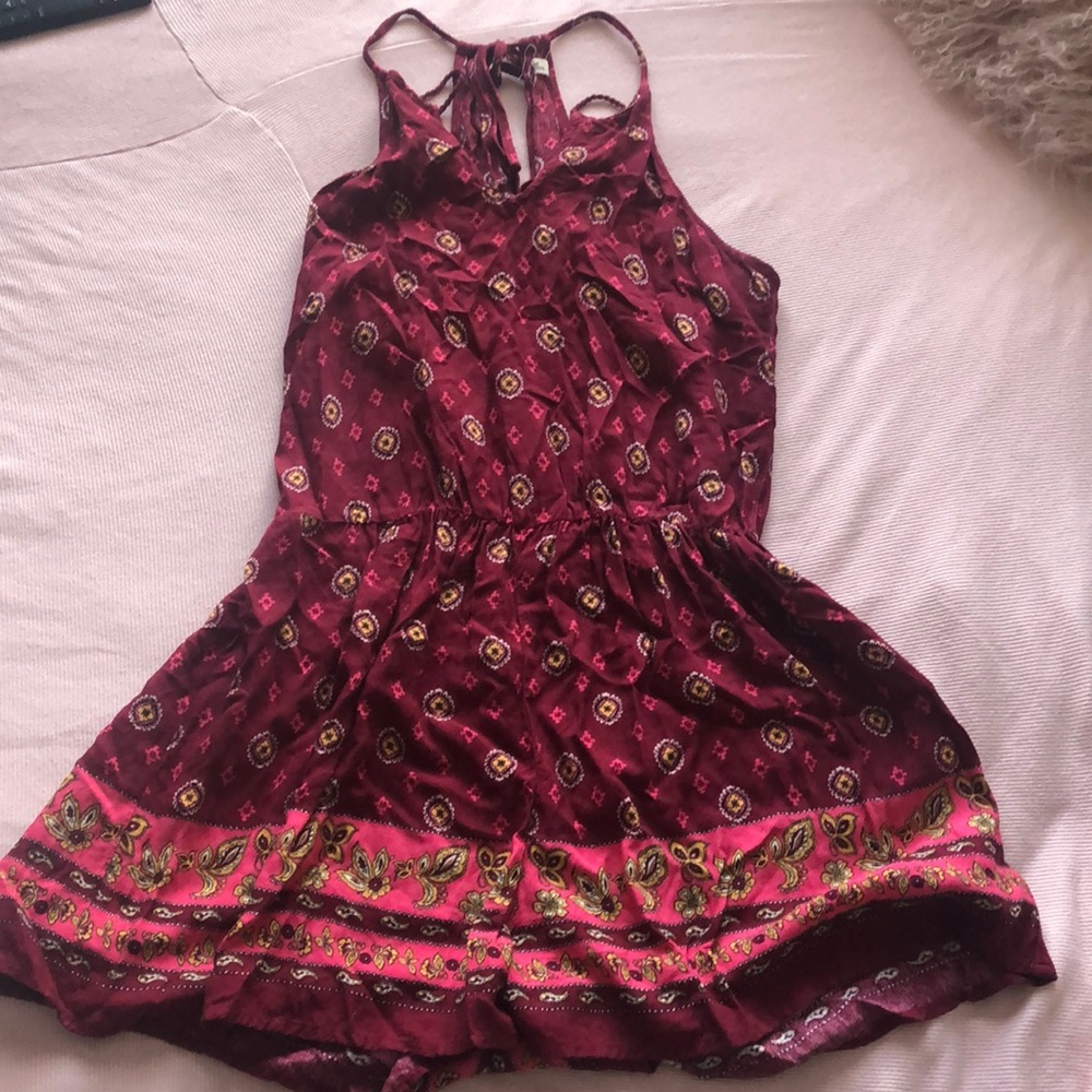 Printed romper